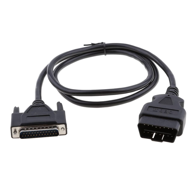 Car Vehicles OBDII Tool DB25 25Pin To 16Pin Converter Cable
