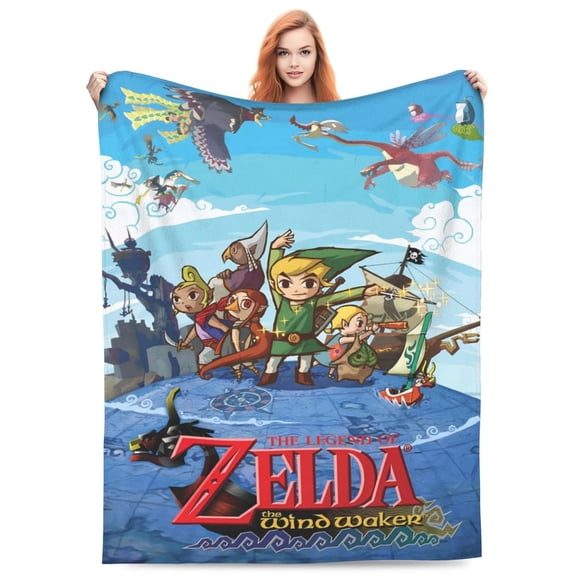 The Legend Of Zelda Throw Blanket Couch Bed Sofa Soft Lightweight Warm Cozy Flannel Fleece Bed Blanket For Kids Adults Gift Multiple Sizes Available 40"X30"