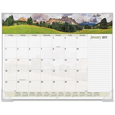 At-A-Glance Panoramic Landscape Desk Pad