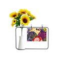 thumbnail image 1 of Flowers Dots Pattern Chinese Japanese Style Asia Artificial Sunflower Vases Bottle Blessing Card, 1 of 3