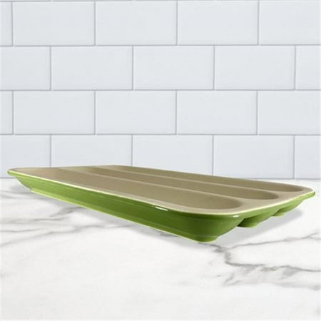

Sassafras Enterprises 2576GGRM Supaerstone Baguette Baker - Green Glaze