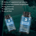 thumbnail image 4 of (2 PACK)Magnesium Glycinate 350 mg, Dietary Supplement for Muscle, Heart, Nerve and Bone Support, 120 Capsules, 4 of 5