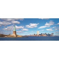 Pressman Images of America 504 Piece Jigsaw Puzzle - Lady Liberty - Ken Duncan Panographs