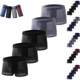 thumbnail image 4 of PVCS 5 Pack Underwear for Men 5PC Men Plus Size Underwear Mesh Fashion Solid Color Breathable Cool Sensation Briefs, 4 of 4