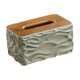 thumbnail image 3 of Cubierta de caja de pañuelos Porta pañuelos Elegante servilletero decorativo Dispensador de papel, Verde, 3 of 8