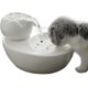 thumbnail image 1 of Fuente de agua para gatos Lotus, fuente automática de cerámica para mascotas, capacidad de agua de 50,8 oz, USB universal, 1 of 4