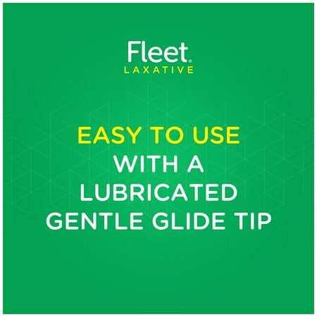 Fleet Laxatives, Saline Enema for Adult Constipation Relief, Prefilled Enema Kit for Fast Acting Constipation Relief, 4.5 fl oz, 2 Bottles