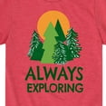 thumbnail image 3 of Instant Message - Always Exploring  - Toddler And Youth Short Sleeve Graphic T-Shirt, 3 of 6