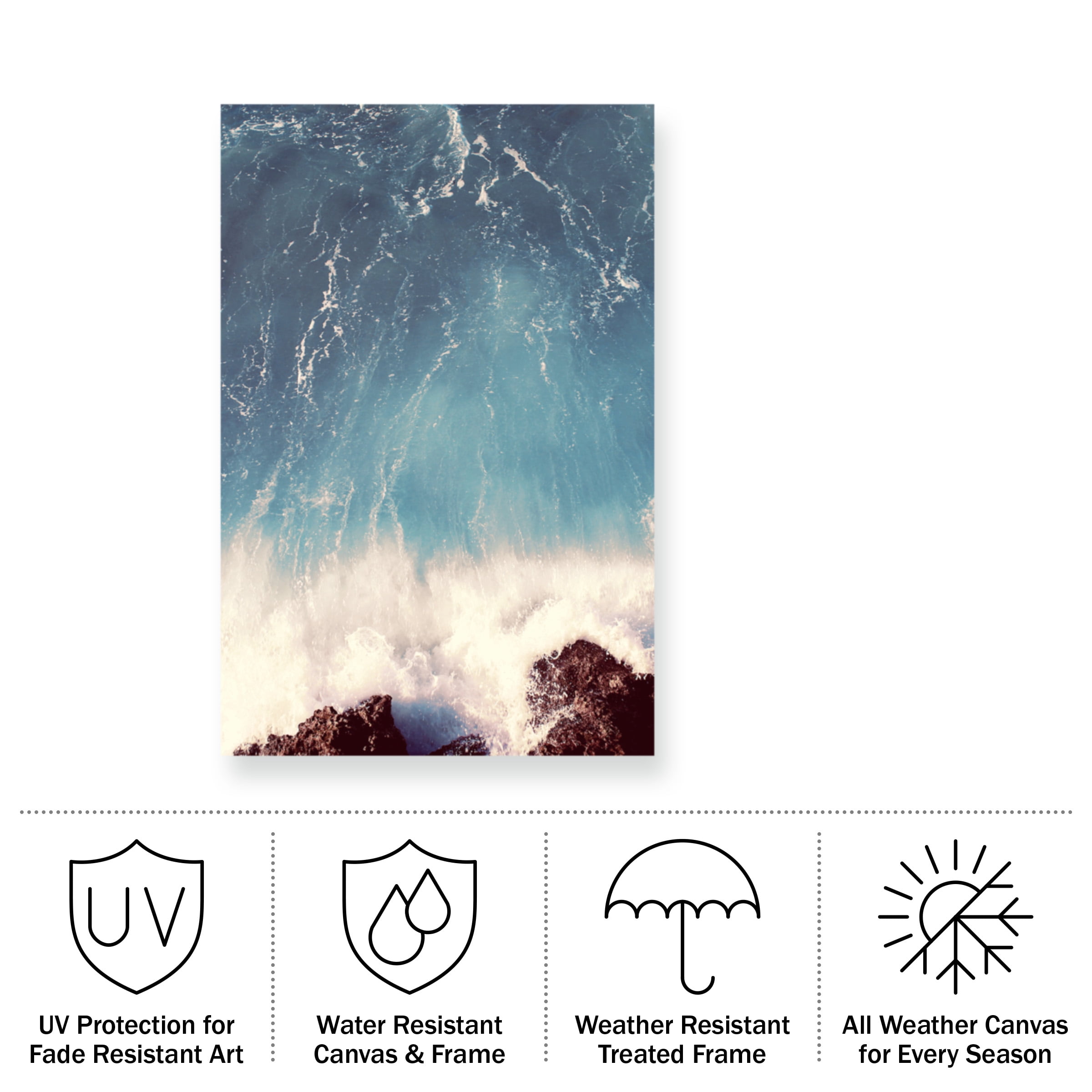 PhotoINC Studio 'Meeting Point' Outdoor Canvas