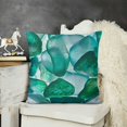 SHANXI Throw Pillow Covers Colorful Green Design Square Pillowcase for