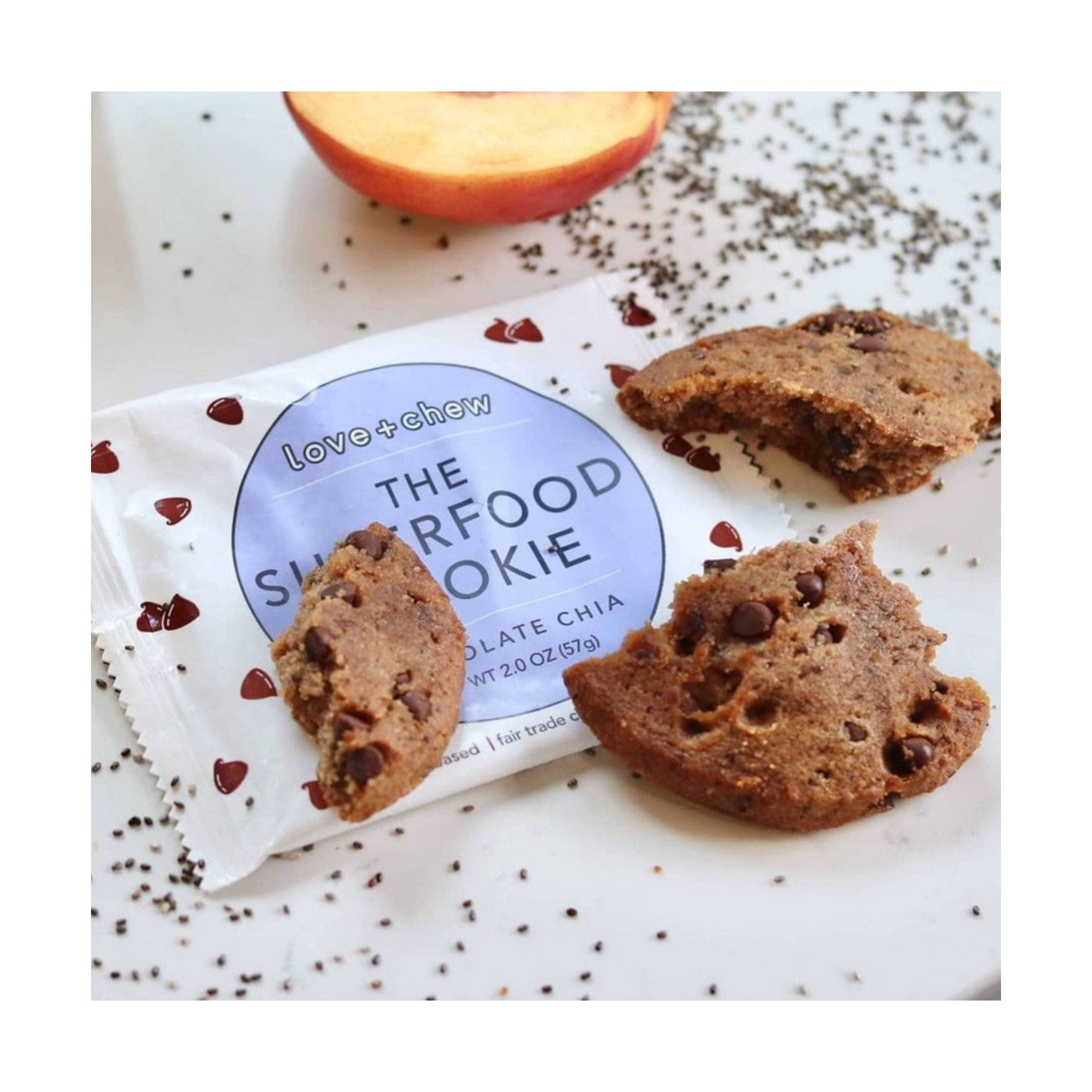 Love Chew Chocolate Chia Cookie 2 oz (Pack Of 12)