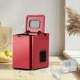 thumbnail image 2 of Costway Ice Maker Machine Countertop 33 LBS/24 H Ice Cube Maker w/ Scoop & Basket Red, 2 of 10