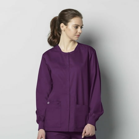 

WonderWink WonderWORK 800-Unisex Snap Front Scrub Jacket