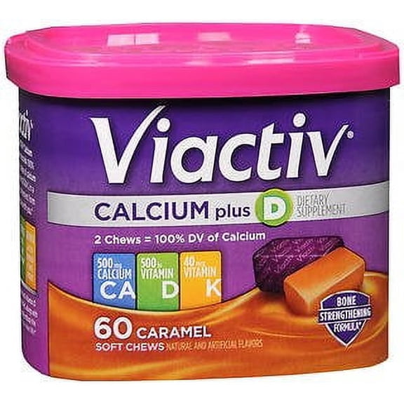 VIACTIV Calcium  Bone Strengthening Soft Chews Rich Caramel