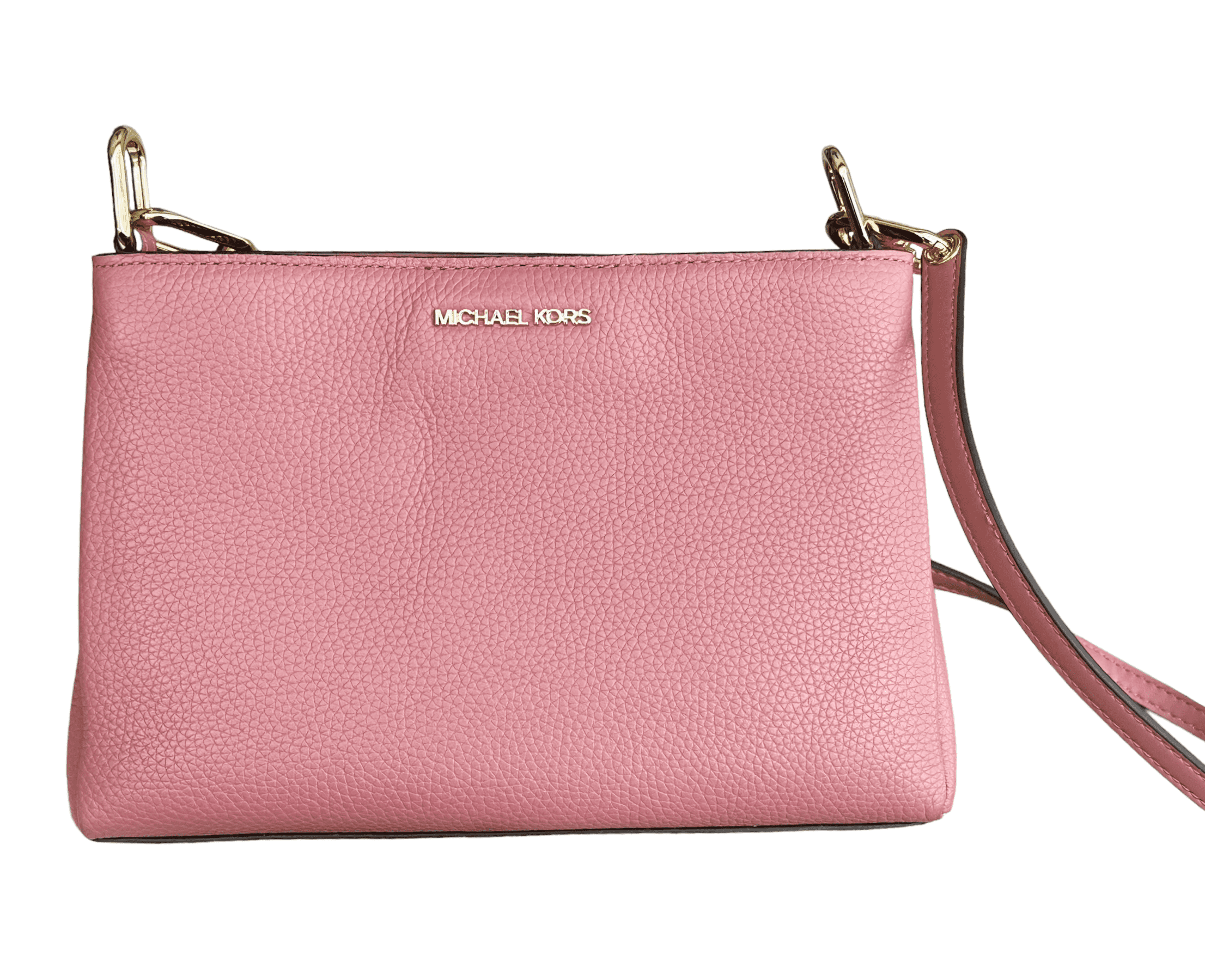 Leather crossbody bag Michael Kors Pink in Leather - 35301927