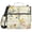 Flowers and Butterflies on Plaid, variant on 3 Ring Zipper Binder with Shoulder Strap Waterproof Trapper Keeper 1.5 Inch D-Ring 500 Sheets Capacity Geometric Pixel Print