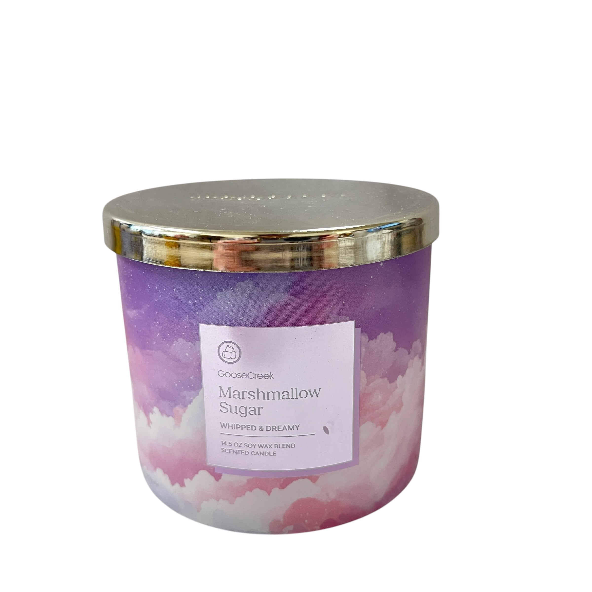 Goose Creek Marshmallow Sugar Scented 3 Wick Candle 14.5 oz