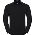 thumbnail image 1 of Russel - Polo de manga larga 100% algodón Modelo Europe Hombre Caballero - Primavera/Otoño (Negro), 1 of 3