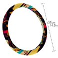 thumbnail image 4 of Note Car Wheel Covers Steering Wheel Cover 14.5 Inch Printing PVC Leather Auto Accessories, 4 of 6