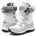 thumbnail image 7 of Women’s Snow Boot With Waterproof Lace Up Mid-Calf Outdoor Winter Deep Tread Rubber Sole, 7 of 7