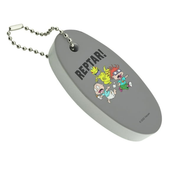 Rugrats Reptar! Floating Keychain Oval Foam Fishing Boat Buoy Key Float