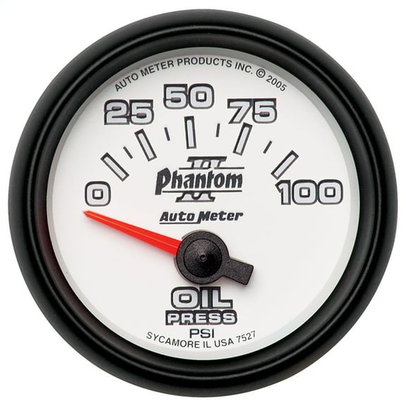 AutoMeter 7527 Phantom II Electric Oil Pressure Gauge