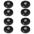 thumbnail image 1 of 4uds. 1 par de ruedas de goma, ruedas silenciosas para cubierta de carrito, herramienta de reparación de lujo (75*24mm), 1 of 2