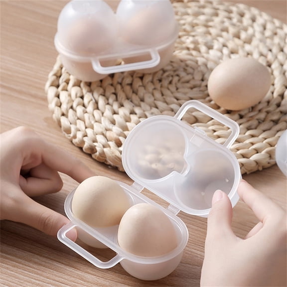 Plastic Container, Secure Storage with Lid, Portable Safe for Travel; Perfect for Outdoor Storage, Camping Storage, and Camping Organizers and Storage; Serves As Plastic Egg