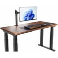 thumbnail image 5 of Basics Single Computer Monitor Stand with Cable Management, Height Adjustable VESA Desk Arm Mount, Fully Adjustable Tilt and Rotation, Steel, Black, Fits 13-30" Screens, 5 of 6