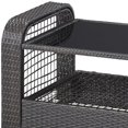 thumbnail image 2 of Home Styles Lanai Breeze Glass Top Patio Coffee Table in Deep Brown, 2 of 2