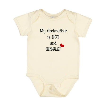

Inktastic Single Godmother Gift Baby Boy or Baby Girl Bodysuit