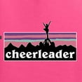 thumbnail image 5 of Wild Bobby Cheerleader Silhouette Girl Sports Unisex Crewneck Graphic Sweatshirt, Neon Pink, X-Large, 5 of 5
