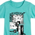 thumbnail image 3 of Pokémon - Pikachu Manga - Youth Girls Short Sleeve Graphic T-Shirt, 3 of 5