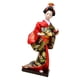 thumbnail image 4 of Estatuilla coleccionable BLESIY 27 cm Geisha Doll Kimono Japonés Rosa Rojo, 4 of 8