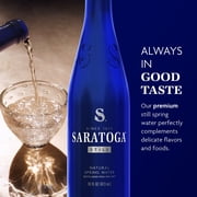 Saratoga Still Spring Water, 16 fl oz, 6 Pack Plastic Bottles ( 2 Pack )