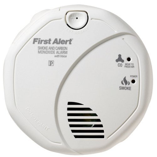First Alert SCO7CN Battery-Operated Talking Combination Smoke and Carbon Alarm 