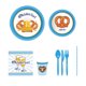 thumbnail image 1 of TRKIYQC Juego de vajilla de Oktoberfest, plato, servilleta, taza, cubiertos, globo de paja, mantel, accesorio de fiesta, decoración del hogar TRKIYQC casual, 1 of 9