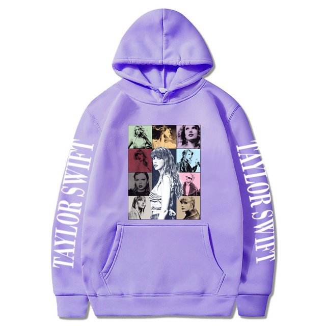 Taylor Swift Men'S And Women'S Casual Sports Hooded Sweatshirt Loose Thread Bottom Hem Sweatshirt Jacket
