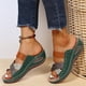 thumbnail image 5 of Verano mujer señoras costura suave playa al aire libre vacaciones casual sandalias zapatos, 5 of 8