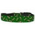 thumbnail image 2 of Christmas Pet Dog  Cat Nylon Collar or Leash, "Candy Cane Bones", 2 of 2