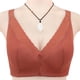 thumbnail image 4 of Gibobby Brasier Push Up Mujer Talla Sexy Sujetador para mujer Ajustable con aros Botón Correa Hombro delantero Copa moldeadora grande Íntimos(Rojo,44), 4 of 5