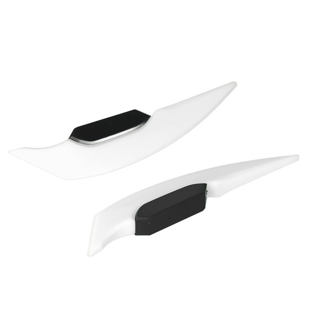 Motorcycle Winglet Motorcycle Aerodynamic Wing Winglet Air Deflector Motorbike Wind Fin Motorbike Accessory 1 Pair Motorcycle Side Winglet Aerodynamic Wing Spoiler Universal For