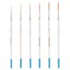 thumbnail image 1 of unbranded 6Ud Pinceles Pequeños De Nylon Para Pintura Artística Con De Punta Fina Ideal Para Acuarela Y Óleo, 1 of 8