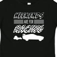 thumbnail image 4 of Inktastic Weekends Are for Racing Race Car Silhouette and Racing Flag Boys or Girls Baby T-Shirt, 4 of 5