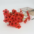 thumbnail image 5 of Yhmxh Artificial Flowers 4th of July Patriotic Faux Red White and Blue Flowers Independence Day SilkFlowers Stems Floral Arrangement for Memorial Day Home Party Vase Decor, 5 of 6