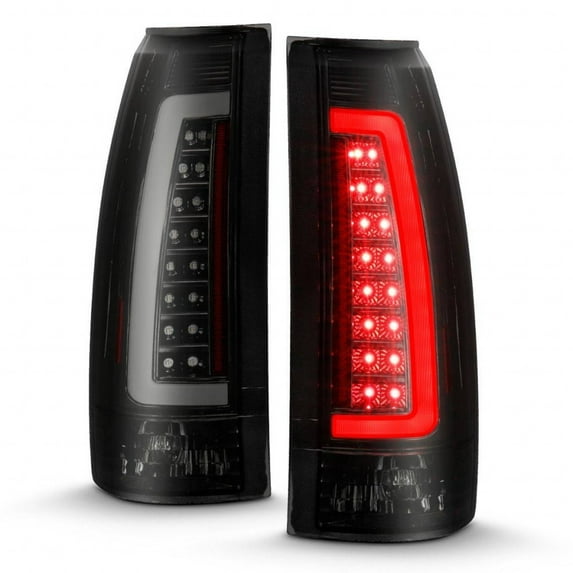ANZO For Chevy C3500 1988-2000 Tail Lights LED Black Housing Smoke Lens Pair | 311345