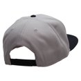thumbnail image 4 of Black Spades Patched Wool Blend Pro Style 2 Tone Snapback - Black Grey OSFM, 4 of 5