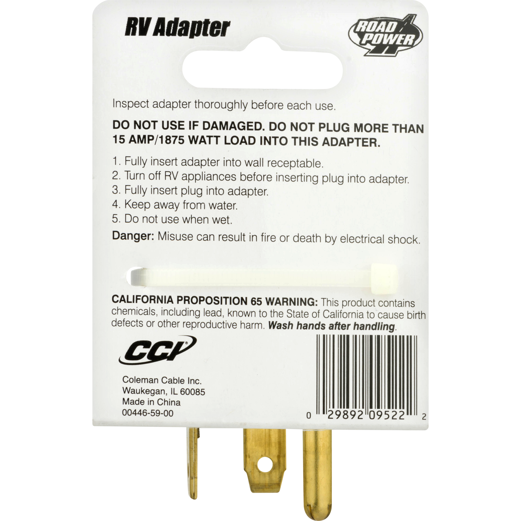 Road Power 30-15-Amp RV Power Adapter - image 5 of 5
