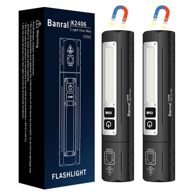 Linterna táctica recargable Banral K2406 8 modos