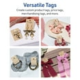 thumbnail image 5 of Avery Rounded Foldover Tags, 1-1/2" x 2-1/8", Kraft Brown, 200 Total, 5 of 11